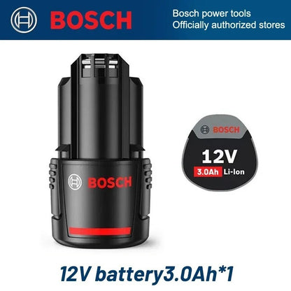 Bosch Original 3.0Ah 12V battery, 3000mAh BAT411 Lithium ion Rechargeable
