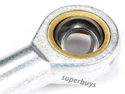 Right M8 x1.25 Female Threaded Rod End Bearing Heim Rose Joint Mechanical Swivel