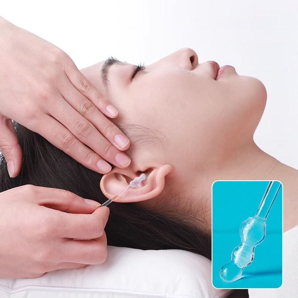 24PCS/Box Ear Cleaner Disposable Ear Swabs Sticky Earwax Remover Stick  Adults