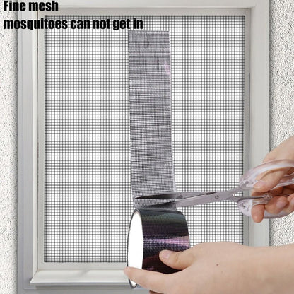 1Roll Fly Window Screen Repair Tape Self-adhesive Mesh Net Repair Tapes