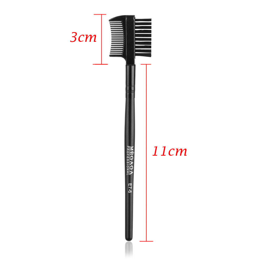 Dual Comb Extension Brush Comb Eyebrow Eyelash Brushes  Makeup Cosmetic Tools