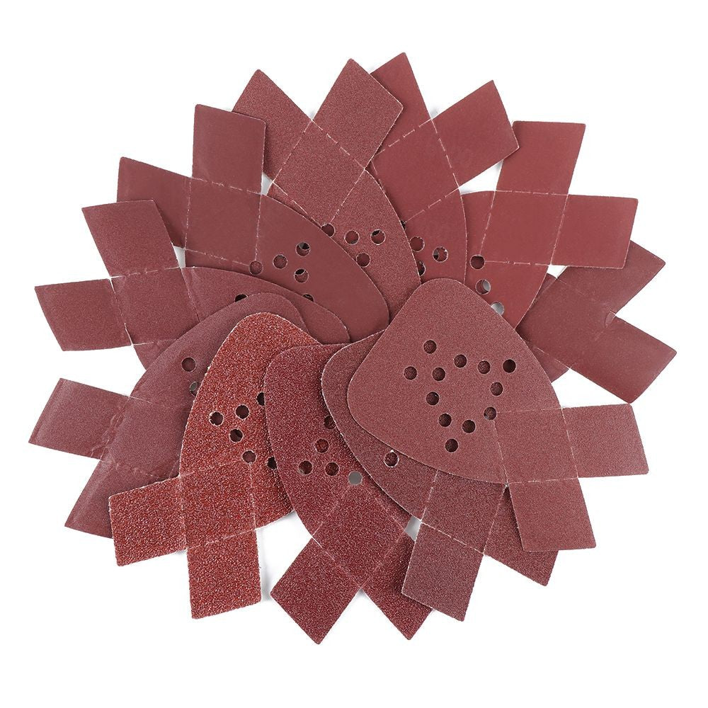 Sander Mouse Sanding Sheets Detail Sandpaper Pads 40-800 Grit Abrasive Paper