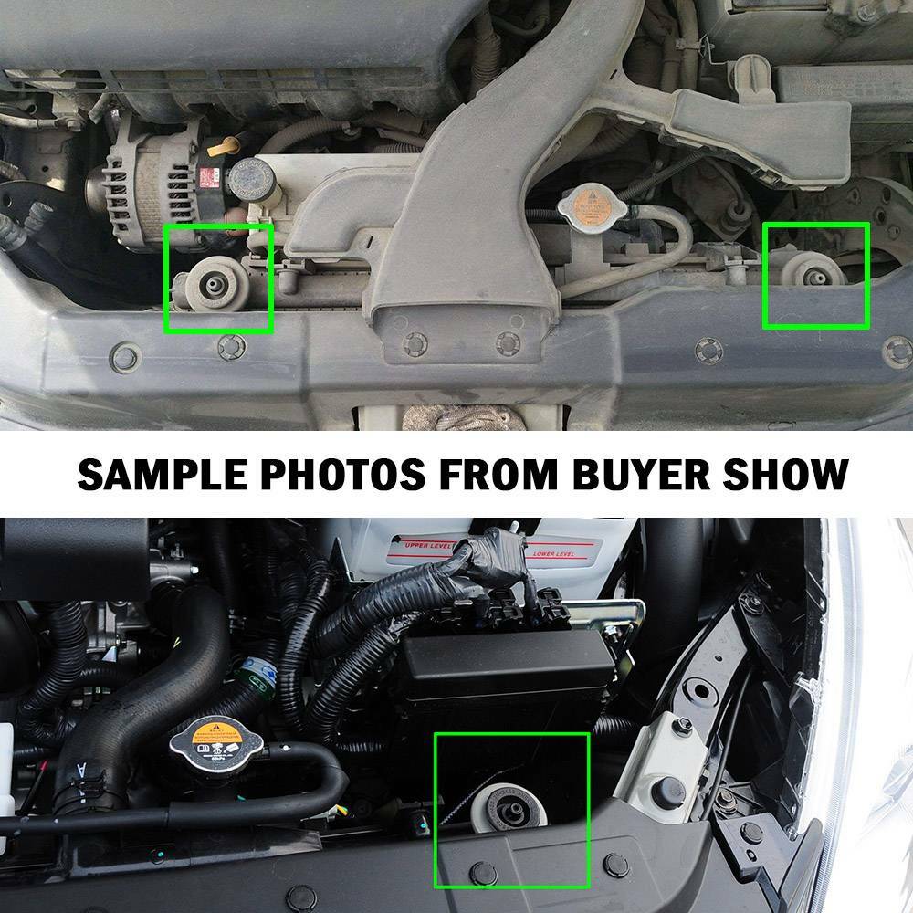 2X Compatible with Nissan X-Trail XTRAIL T30 T31 T32 Mount Rubber Radiator Bushing NSB-048