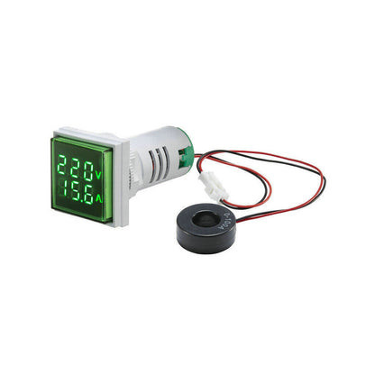 3in1 AC Voltmeter-Ammeter Voltage LED-Digital Display-Volt Amp Meter Gauge