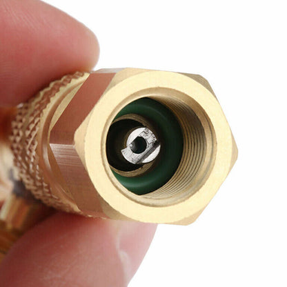 AC Schrader Tool Valve Core Remover Dual Size 1/4" and 5/16" Port Installer #C