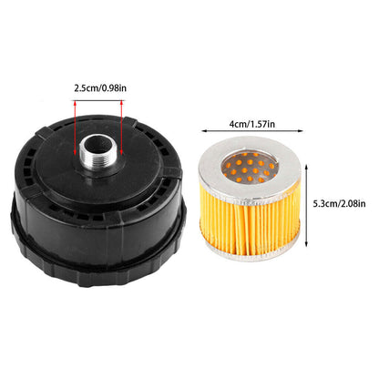 Air Compressor Silencer Filter 3/4" 25mm Male Threaded Intake Air Pump Muffler