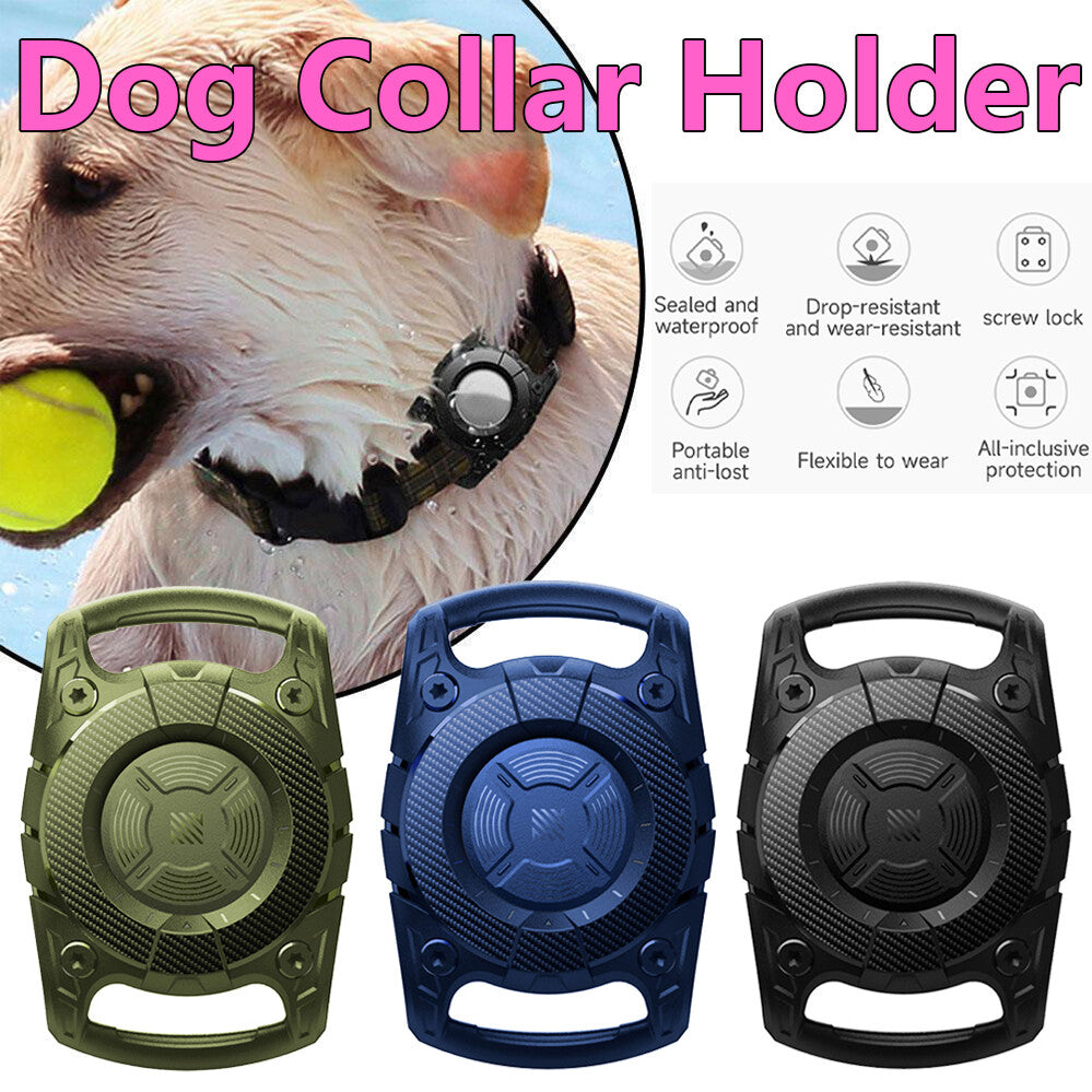 Waterproof Dog Collar Holder Silicone Pet Air Tag Case Cover For Apple Airtag AU