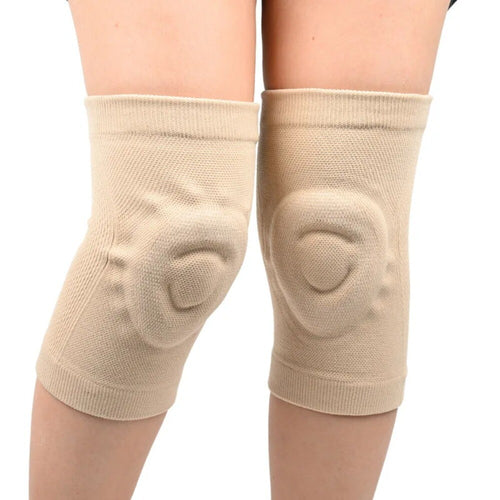 1 Pair Silicone Knee Pads Wrap Pads  Fitness Dance Skating sports