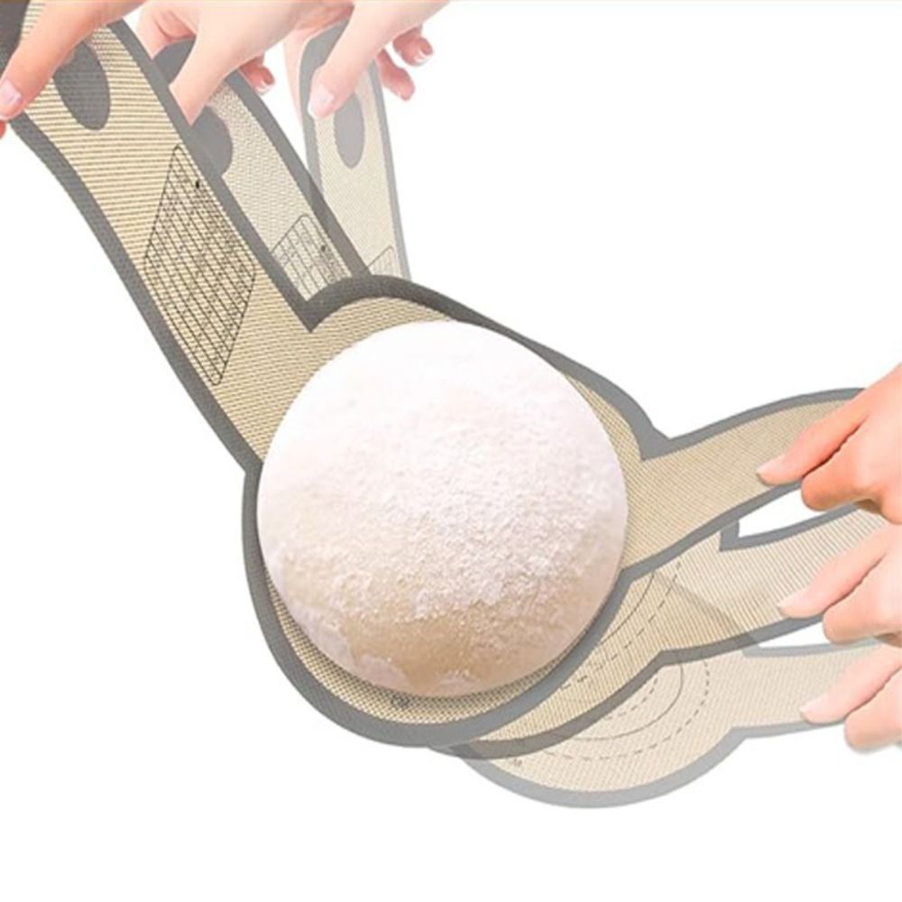 1x Bread Dough Transfer Baking Mat Sourdough Sling LongHandle Loaf Ovens Liner