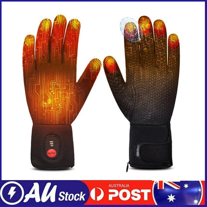 Electric Heated Gloves Ultra-Thin Touch-Screen Lightweight Hand Warmers Ourdoor