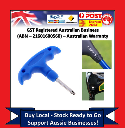 Golf club weight loft wrench adjustment torque tool driver fairway hybrid rescue