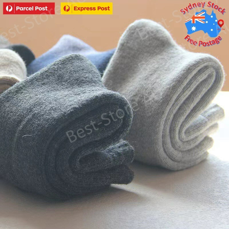 6 Pairs 6-11 AUSTRALIAN MERINO WOOL THERMAL HEAVY DUTY EXTRA THICK WORK SOCKS