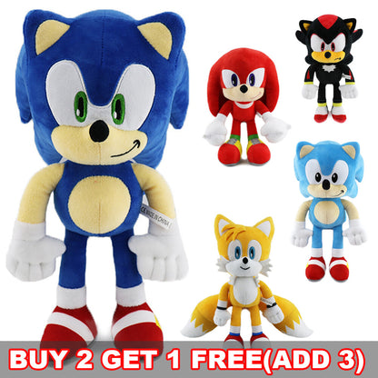 The Hedgehog Sonic Plush Toys Knuckles Shadow Tails Sonic Stuffed Doll Kids Gift