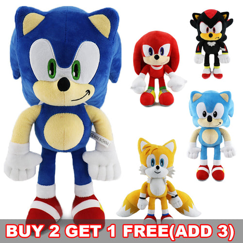 The Hedgehog Sonic Plush Toys Knuckles Shadow Tails Sonic Stuffed Doll Kids Gift