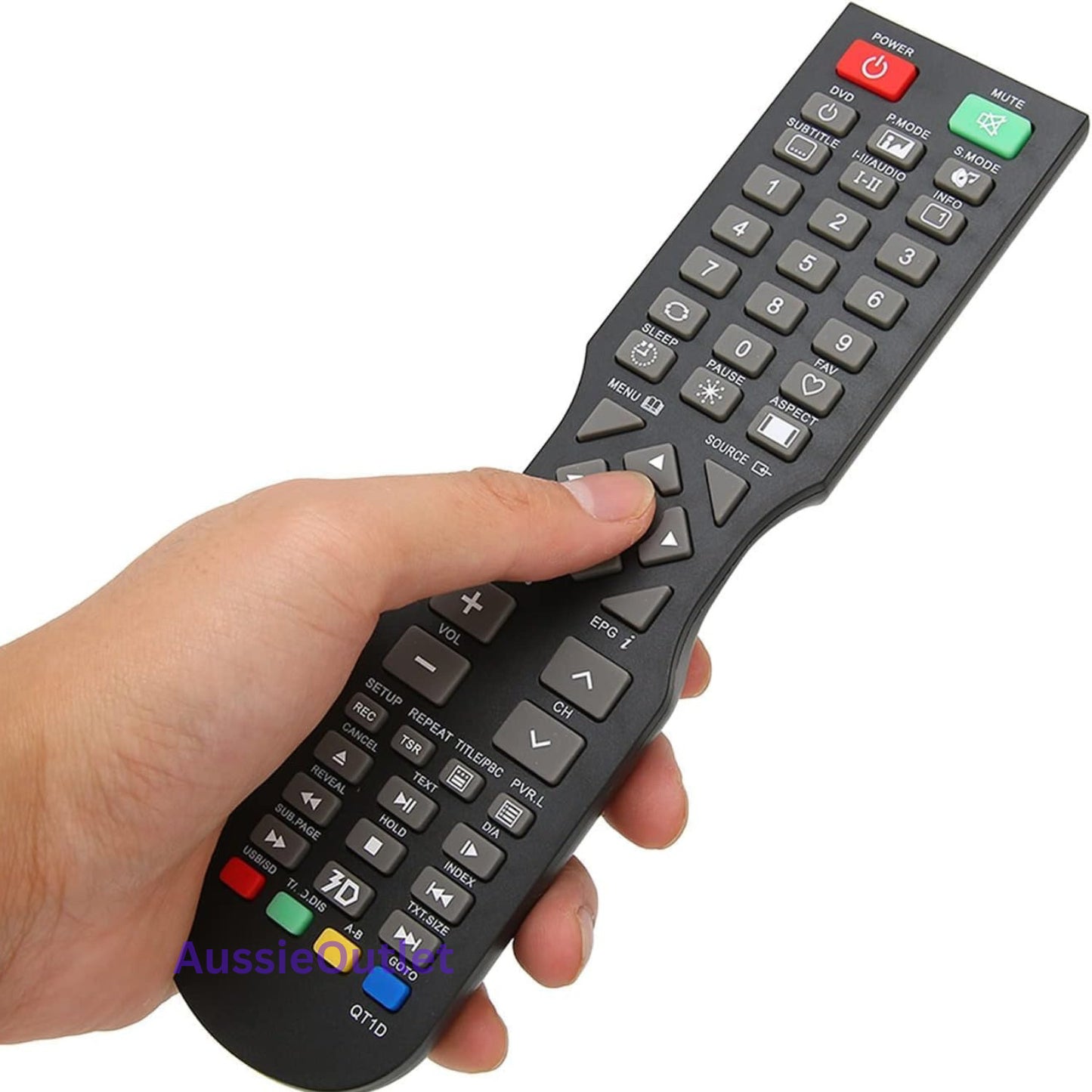 New Remote Control Replacement for SONIQ TV  QT1D  QT155  QT166  QT155S  AUSTOCK
