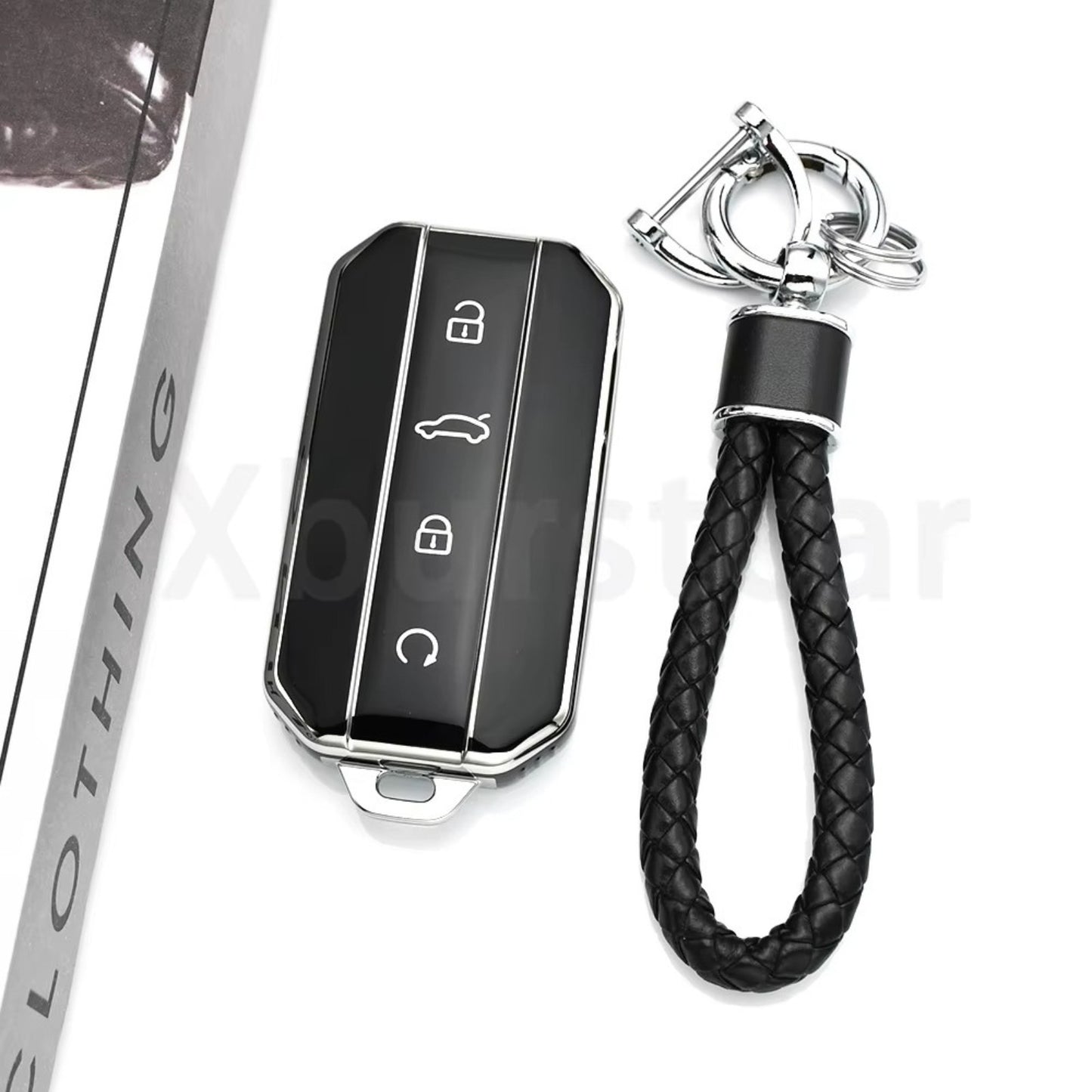 TPU Car Key Case Cover for Chery Jaecoo 5 J5 Smart Key Shell Keychain Set