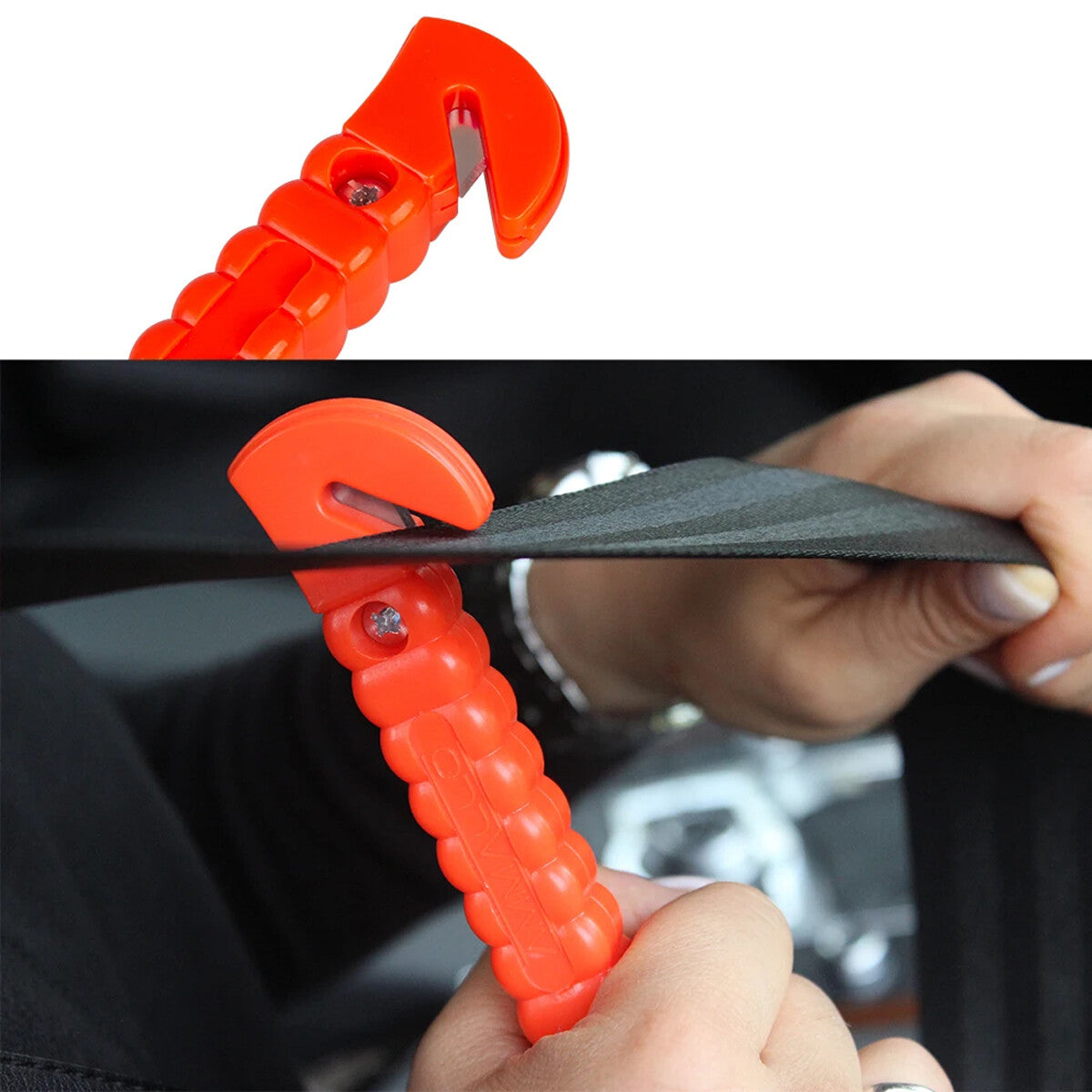 2X Car Emergency Hammer Window Glass Breaker Seat Belt Cutter Safety Escape Tool