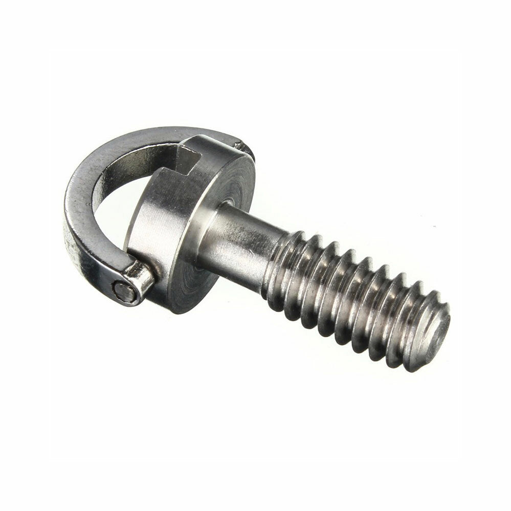 1/4" Release Plate Quick D-Ring Long Screw For Camera Tripod Stainless Steel