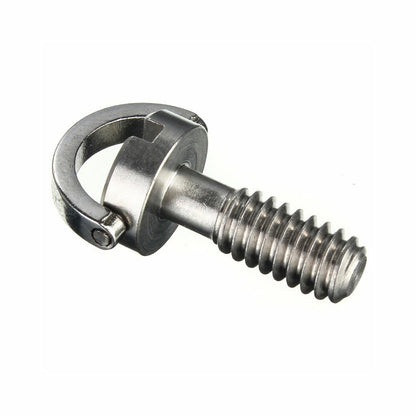 1/4" Release Plate Quick D-Ring Long Screw For Camera Tripod Stainless Steel