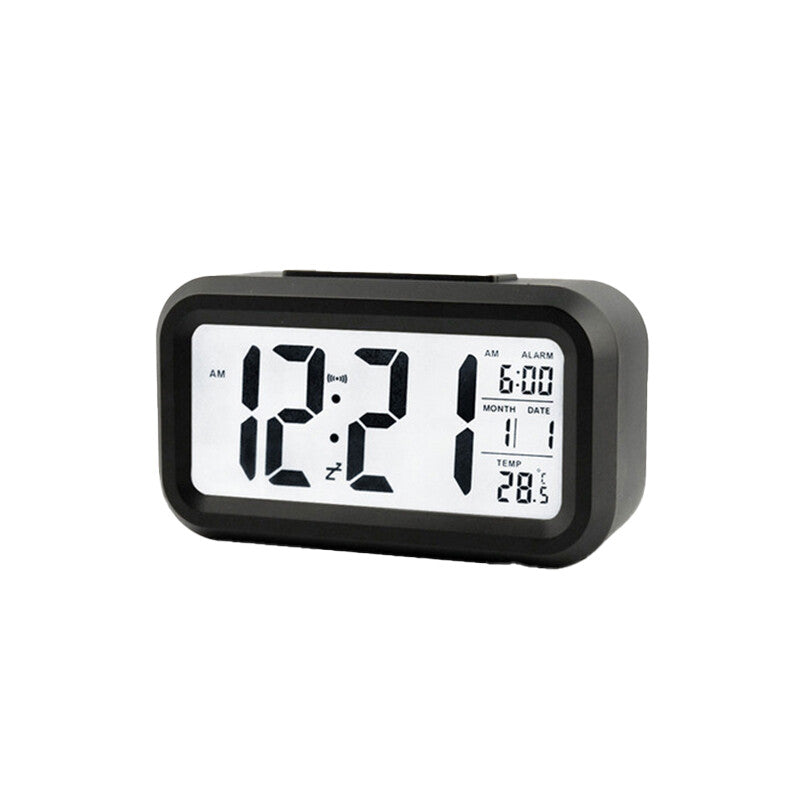 Desk Decorations Table Clock Bedroom Decoration Led Digital Alarm Clock Data Times Calendar Electronic Multi-function Desktop