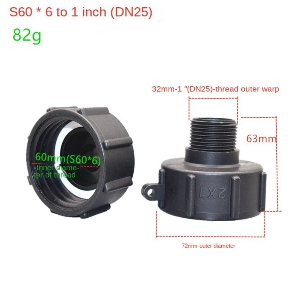 IBC IBC Tank Adapter S60 Hose Connector IBC Ton Barrel Connector  Water Tank