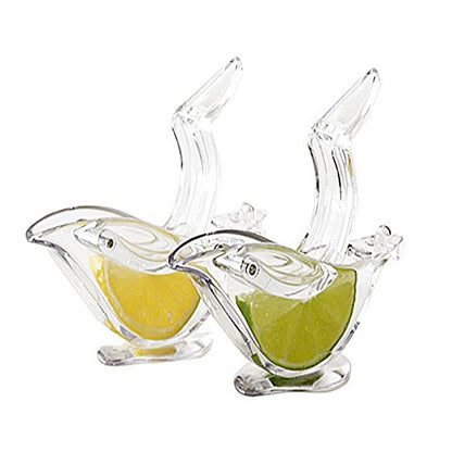 Bird Lemon Wedge Squeezer, Bird Lemon Squeezer, Acrylic Manual Lemon Slice Squee