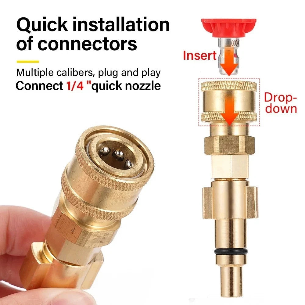 OZITO pressure washer adaptor - 1/4 quick connect adaptor - use foam cannon etc