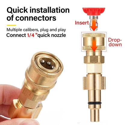 OZITO pressure washer adaptor - 1/4 quick connect adaptor - use foam cannon etc