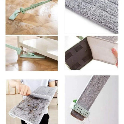 Replacement Microfiber Flat Mop Head Refill Floor Cleaning Pads Absorbent Cloths