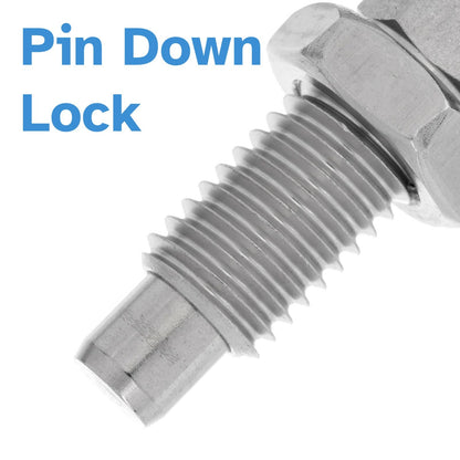 Retractable Indexing Spring Plunger M6 x 4mm Stainless Steel Loaded Pin Bolt