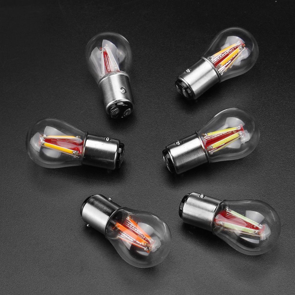 21/5W 1156 BA15S P21W Reverse Lamp Signal Light 4 Filament Car LED COB Bulb