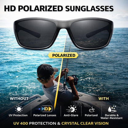 Men Polarized Sunglasses UV400 Glasses Fishing Sports Driving Cycling Eyewear