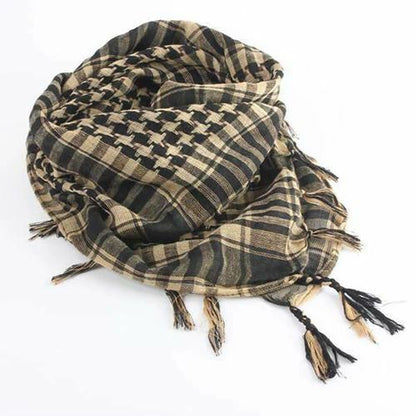 Army Military Tactical Unisex Arab Shemagh KeffIyeh Shawl tuch Scarf Check Wrap