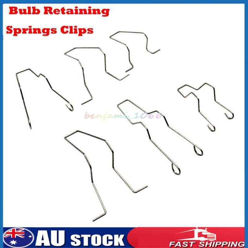 Headlight Bulb Retaining Spring Clip for Headlamp Bulb Dip H1 H3 H4 H7 Universal