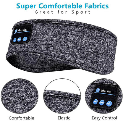 Wireless Bluetooth 5.0 Stereo Eye Mask Headphones Earphone Sleep Music Mask AU