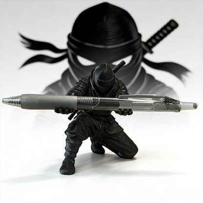Funny 3D Printing Warrior Ornaments Creative Pen Holder Ninja Ornaments Office