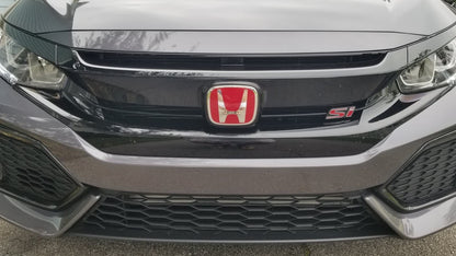 GENUINE STYLE HONDA CIVIC TYPE R FRONT RED EMBLEM SEDAN COUPE HATCH 2016-2021