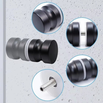 Aluminum Shower Glass Door Handle Sliding Shower Doors Knob  Bathroom Hardware