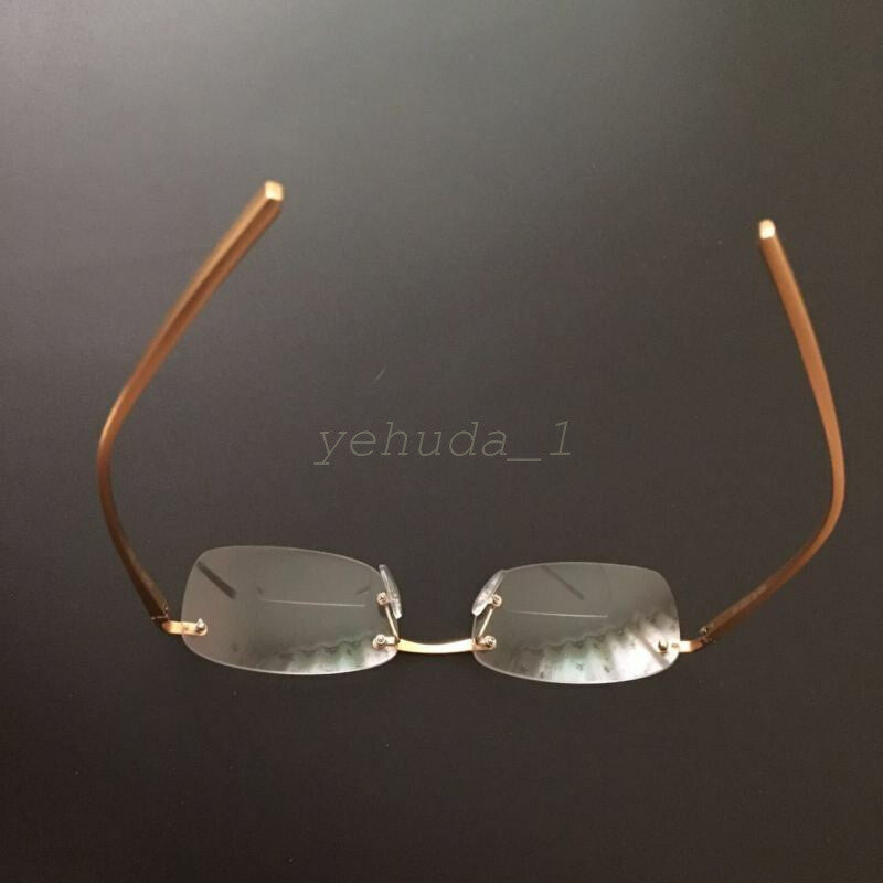 AUS NEW Rimless Bifocal Reading Glasses Readers 1.0 1.5 2.0 2.5 3.0 3.5 4.0