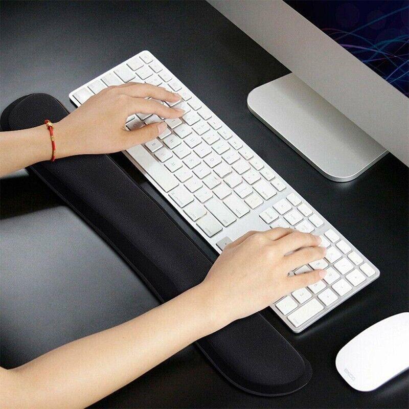 Keyboard Wrist Rest Pad and Mouse Gel Wrist Rest Support Cushion w/ Memory Foam