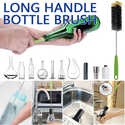 Long Handle Bottle Brush Cleaning Brush Scrubbing Tool Cup Brush Kettle Brush