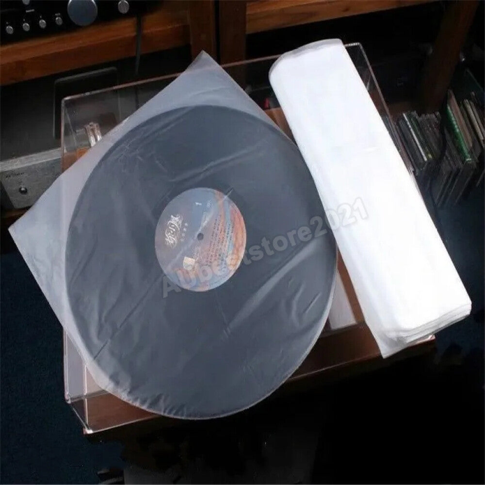 50-200x Sleeves Inner LP Music Durable 7" 12" Vinyl Record Plastic Record Cover
