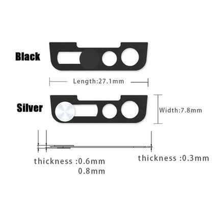 Cover Front Camera Slider Lens Sticker Privacy Cap For iPhone 13 ProMax Mini