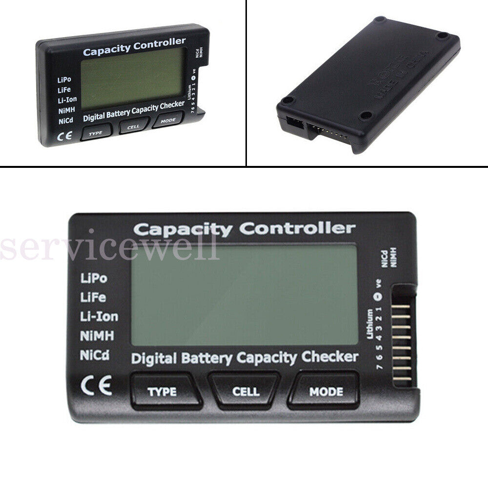 RC CellMeter 7 Digital Battery Capacity Checker Tester For LiPo LiFe Li-ion NiMH