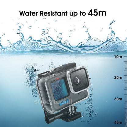 Waterproof Diving Camera Protective Case Compatible with GoPro Hero 13 12 11 10 9