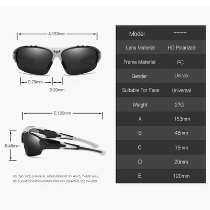 Sports Polarized Cycling Sunglasses for Mens Women Outdoor Driving Glasses UV400