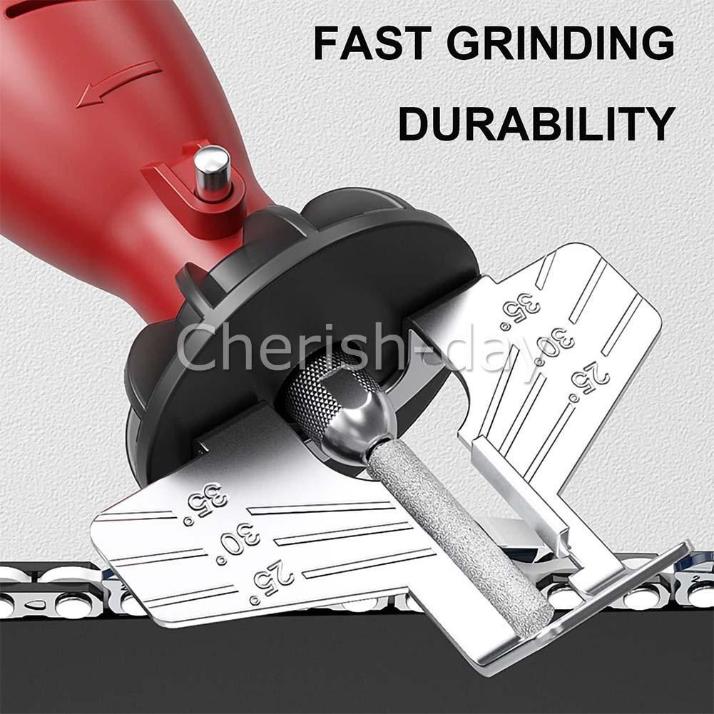 10X 5/32" 4mm Diamond Grinding Stone for Chainsaw Chain Sharpener Grinding Tool
