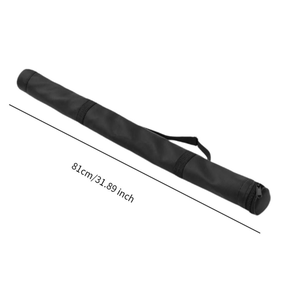 1xCue Case Carry Bag Black Leather Billiard Cue Case Pool Cue Stick Carrying Bag