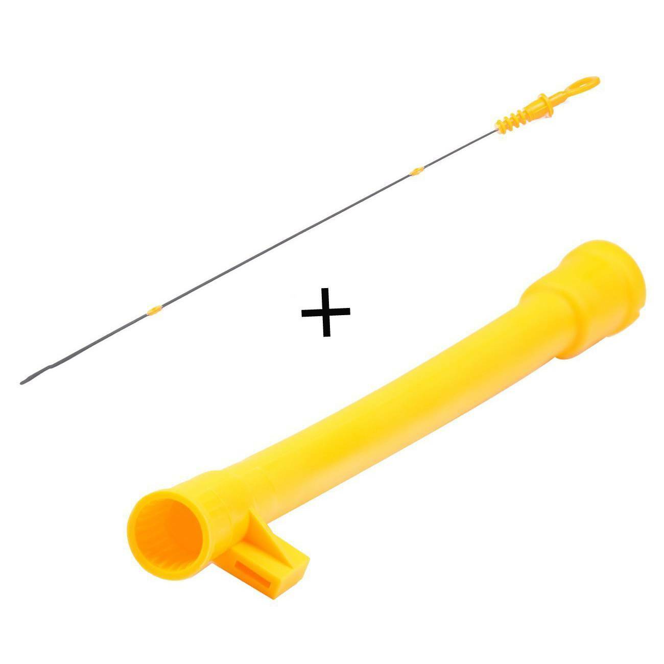 Oil Dipstick & Oil Dip Stick Tube Funnel Compatible with Audi A3 Skoda Octavia II VW Golf