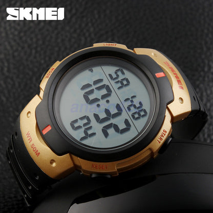 AU NEW Skmei Extra Large Display Digital Watch Sports Stopwatch Electronic Gift